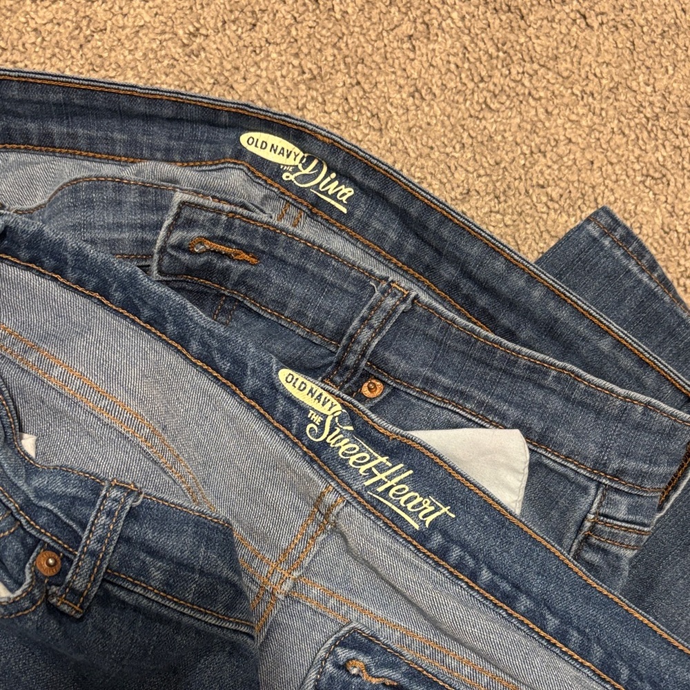 Old Navy Classic Blue Denim Jeans Set